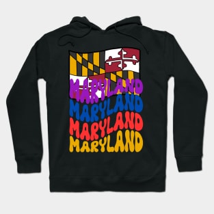 MARYLAND STATE FLAG DESIGN Hoodie